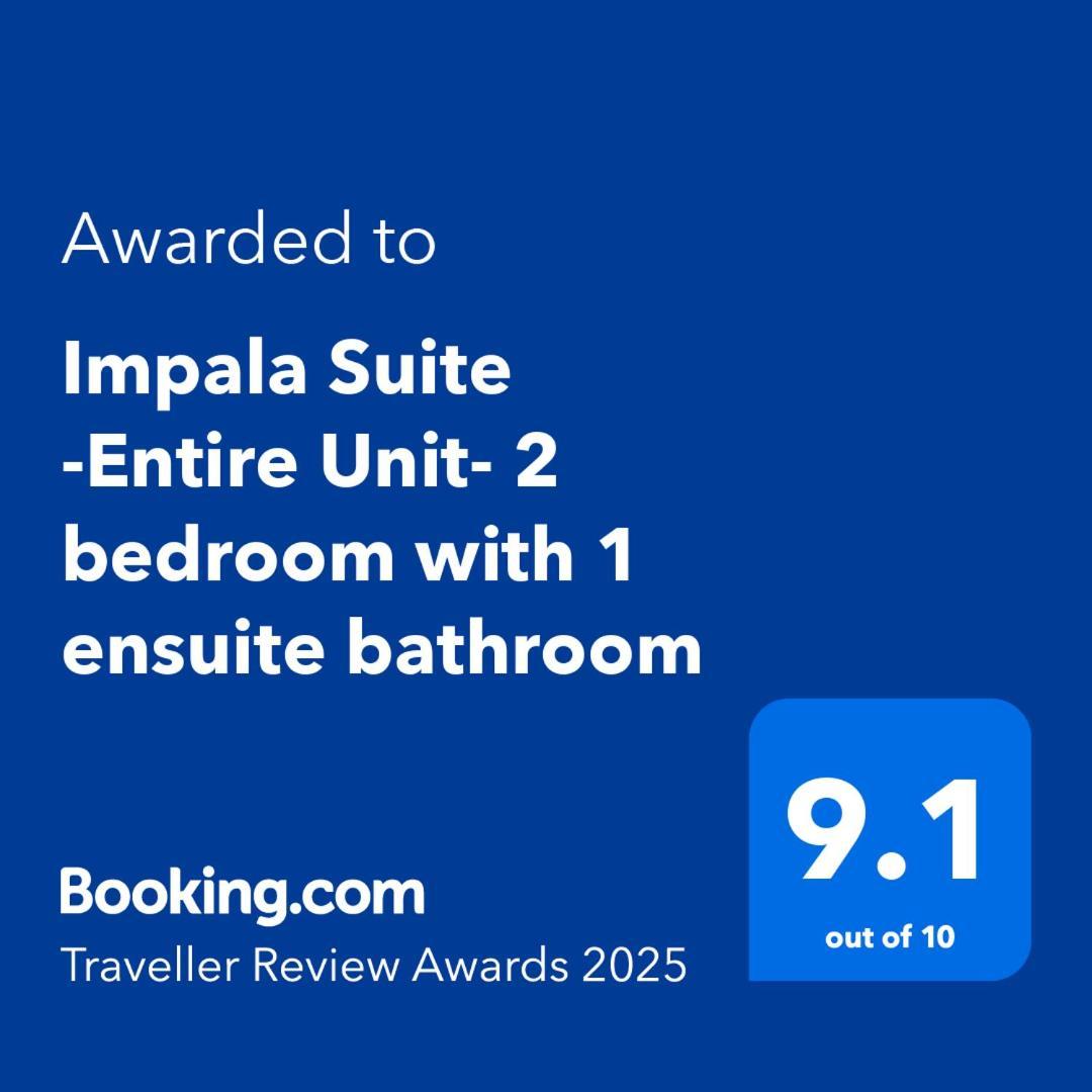 Impala Suite -Entire Unit- 2 Bedroom With 1 Ensuite Bathroom Ladysmith Kültér fotó